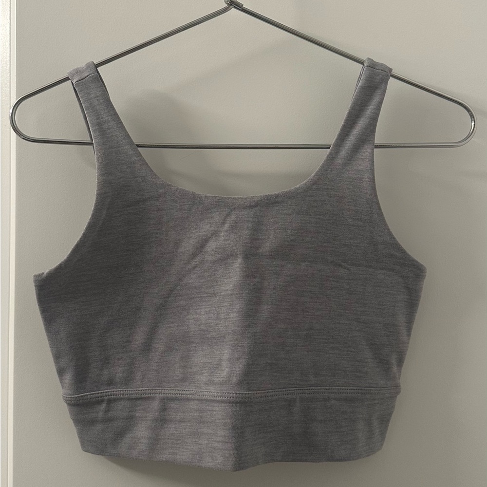 Nike Yoga Women's Tight Fit Athletic Sport Bra Dri-Fit | Grey | S